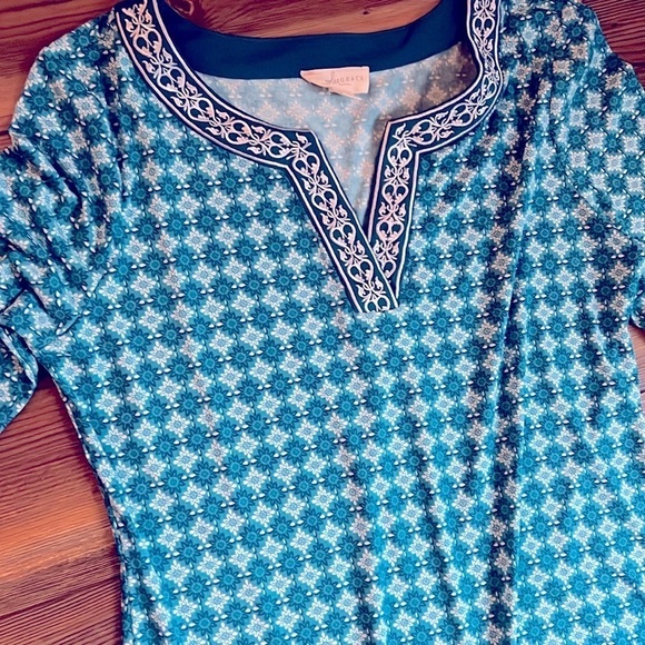 Magnolia Grace 3/4 sleeve shift dress size m - Picture 2 of 6